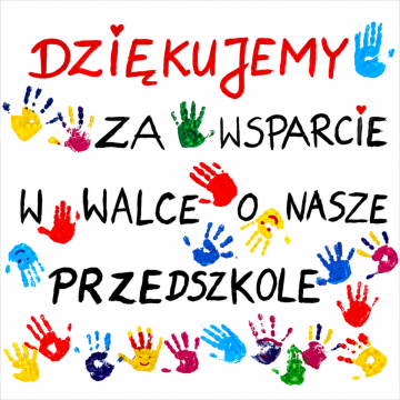 Dziękujemy za wsparcie